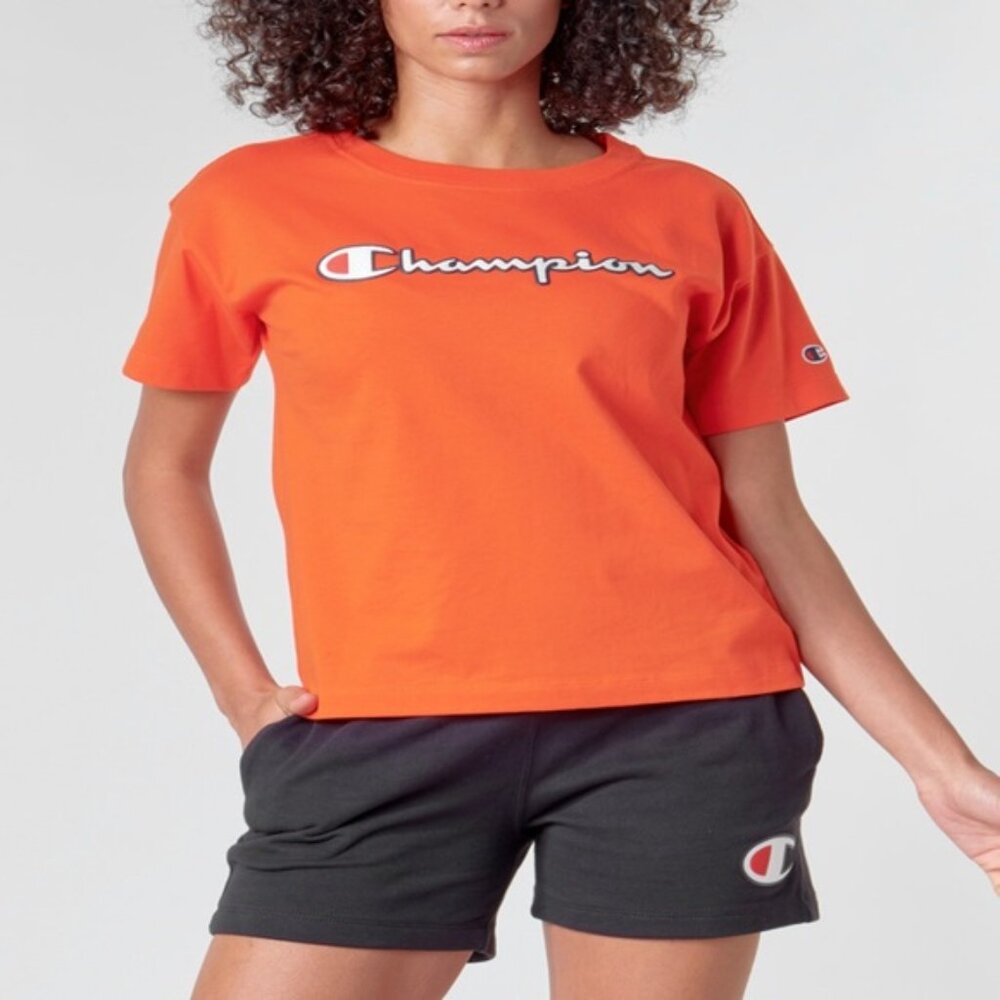 Champion Classic Graphic Women’s Short Sleeve Tee in Orange